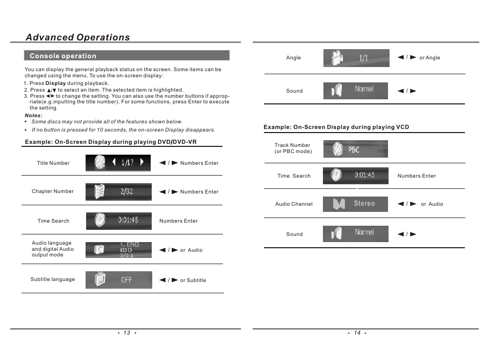Advanced operations | Emprex PD-7001 User Manual | Page 9 / 22