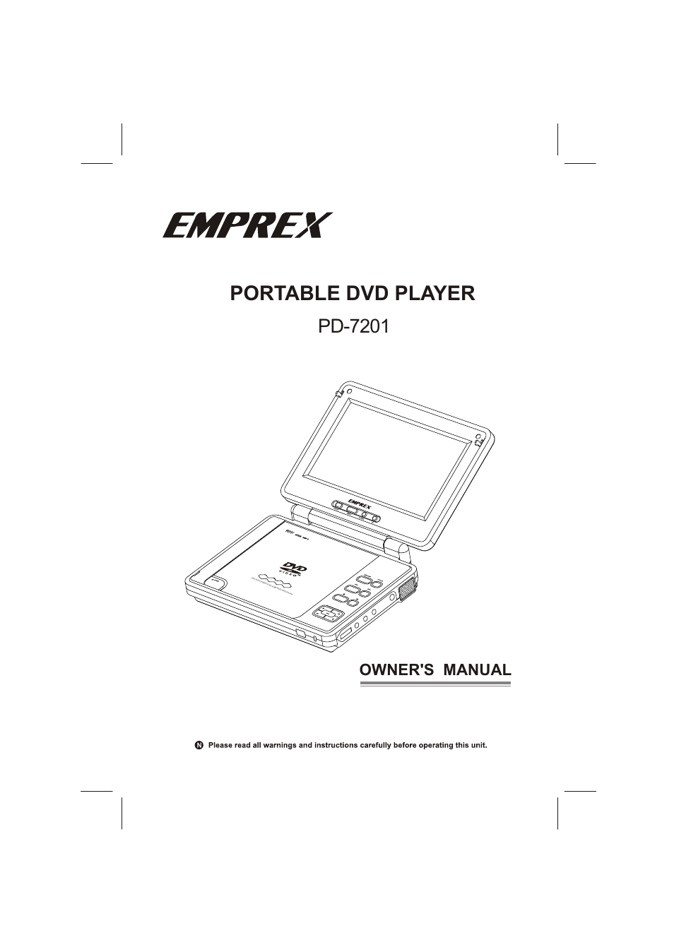 Emprex PD-7201 User Manual | 25 pages