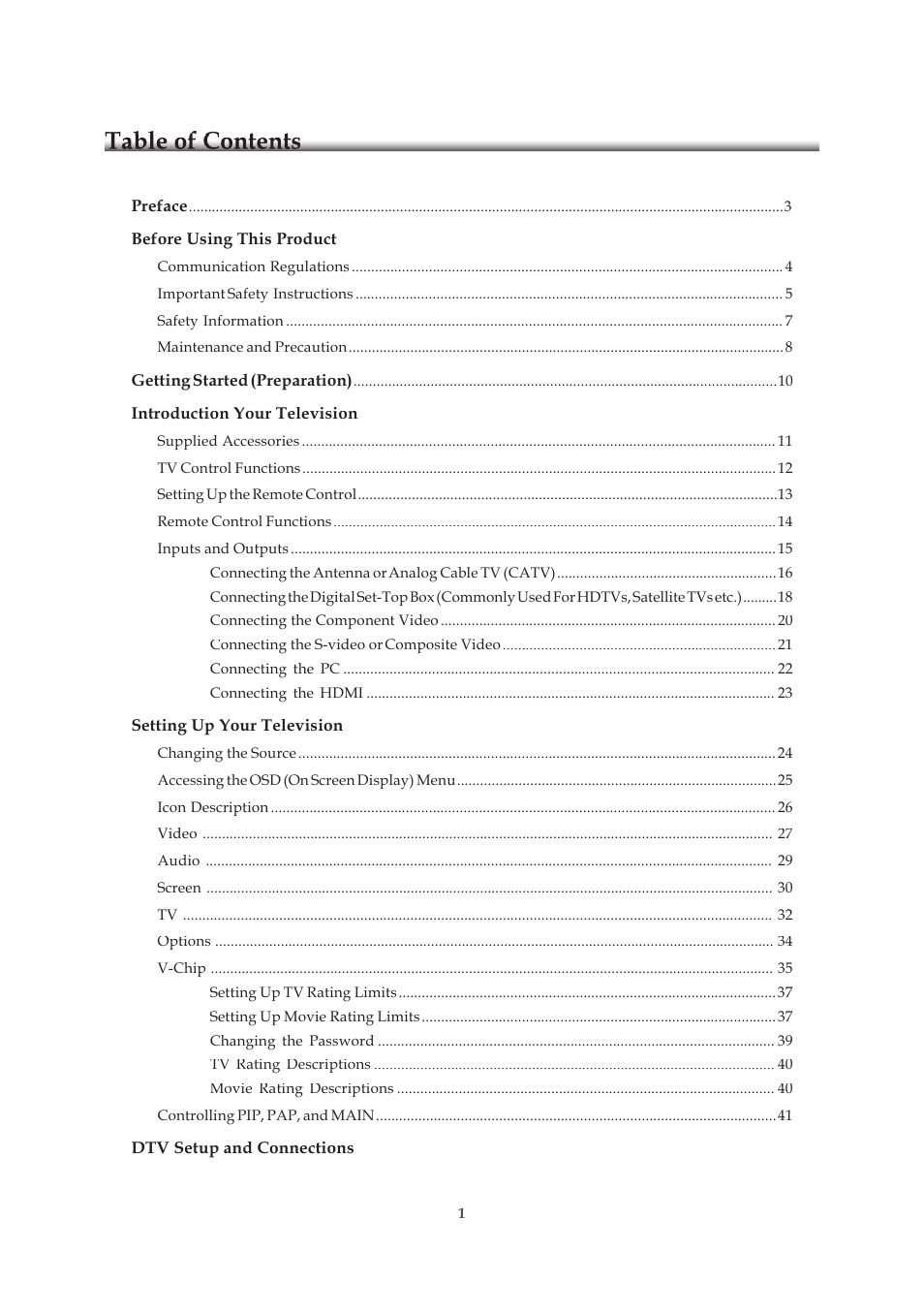 Emprex HD-3701P User Manual | Page 2 / 71