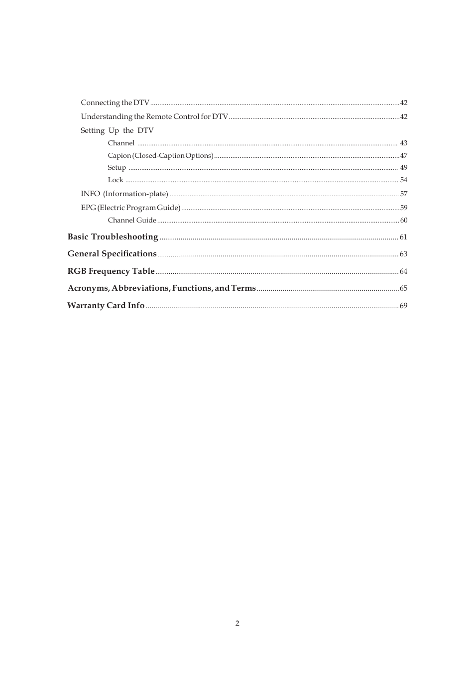 Emprex HD-3701P User Manual | Page 3 / 71