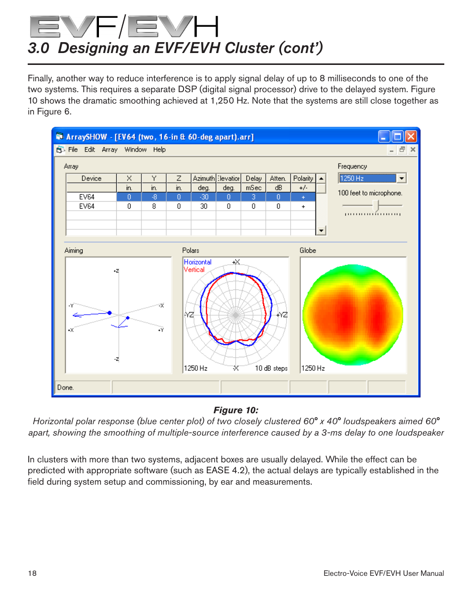 0 designing an evf/evh cluster (cont’) | Electro-Voice EVF/EVH EVF-1151S User Manual | Page 18 / 56