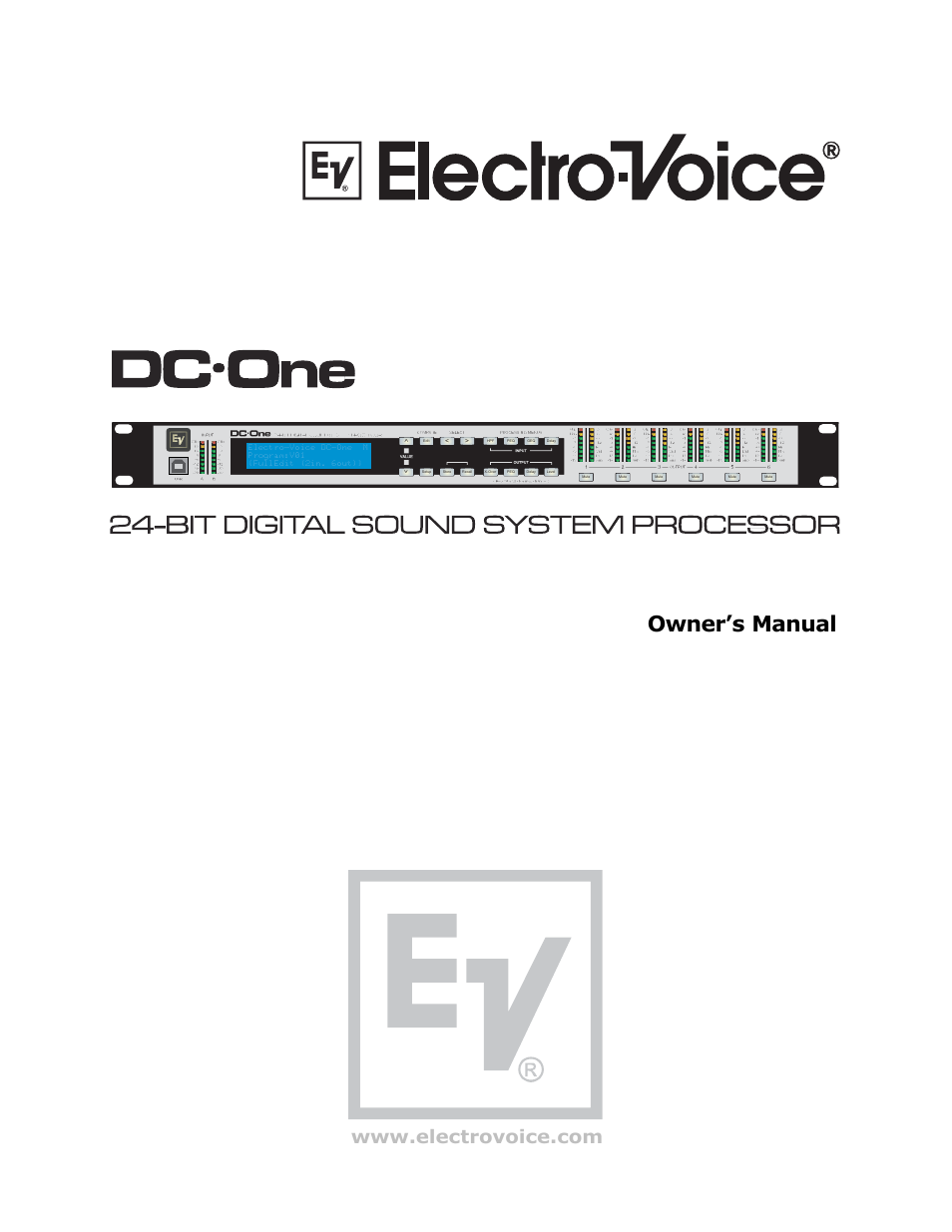 Electro-Voice Speaker System User Manual | 56 pages