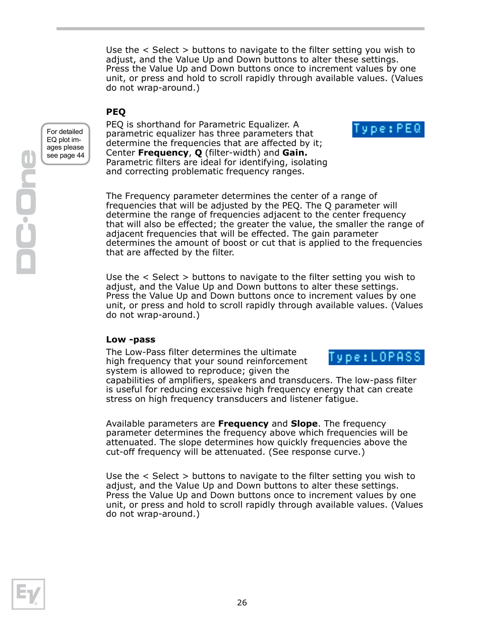 Electro-Voice Speaker System User Manual | Page 26 / 56