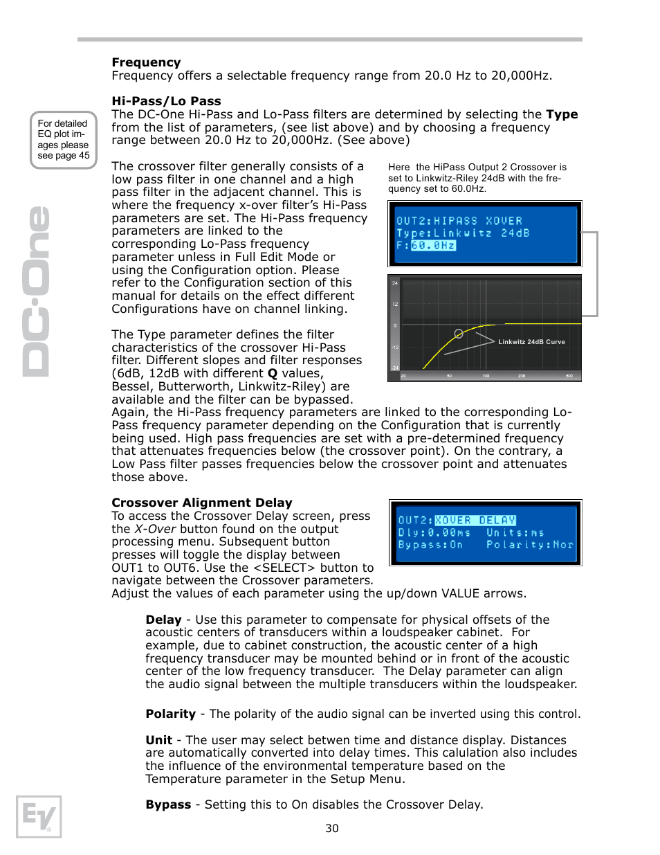 Electro-Voice Speaker System User Manual | Page 30 / 56