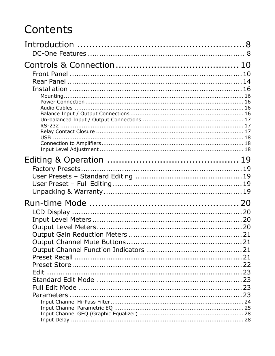 Electro-Voice Speaker System User Manual | Page 4 / 56