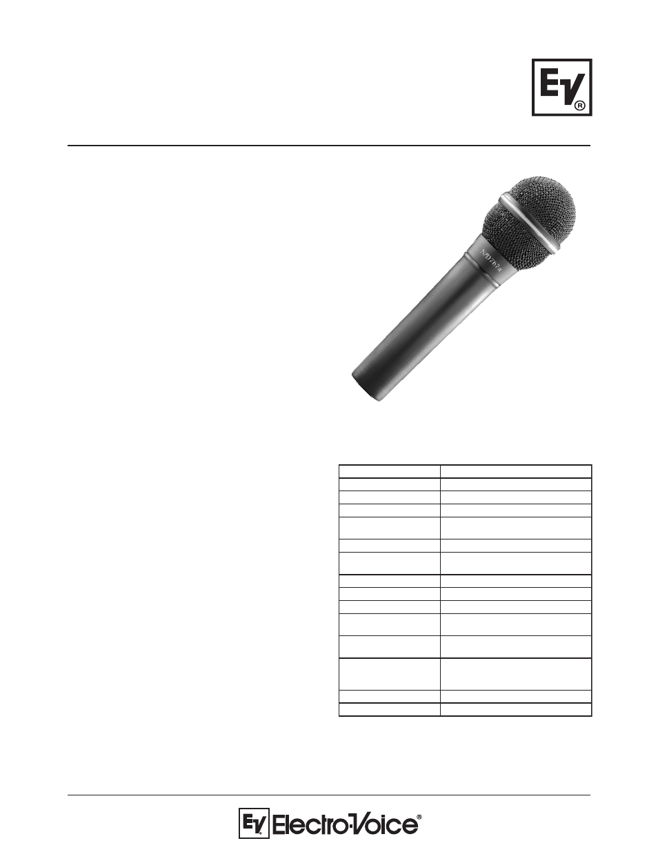 Electro-Voice N/D767a User Manual | 2 pages