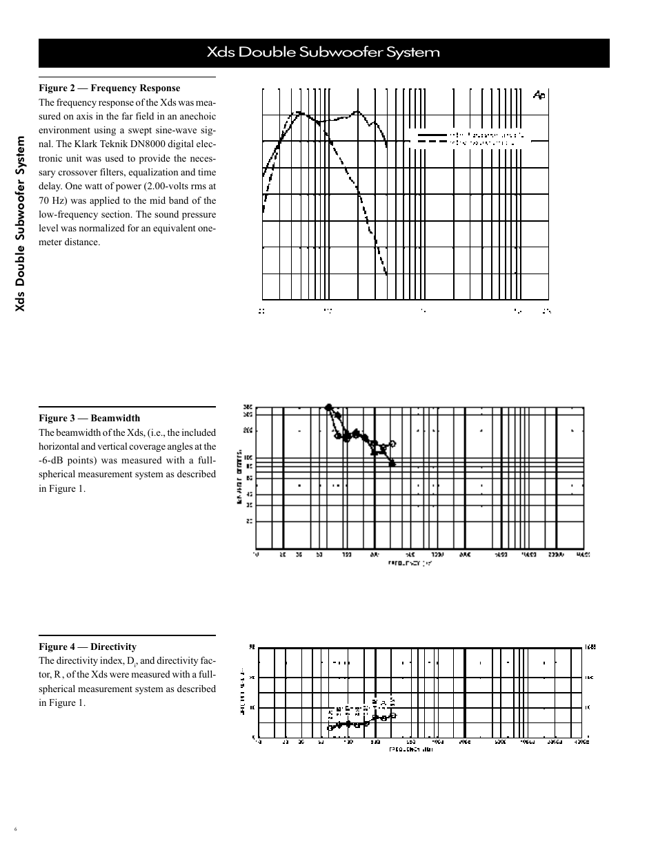 Xds double subwoofer system | Electro-Voice Speaker User Manual | Page 6 / 8