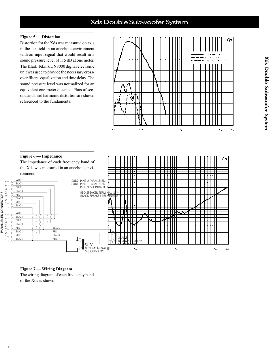 Xds double subwoofer system | Electro-Voice Speaker User Manual | Page 7 / 8