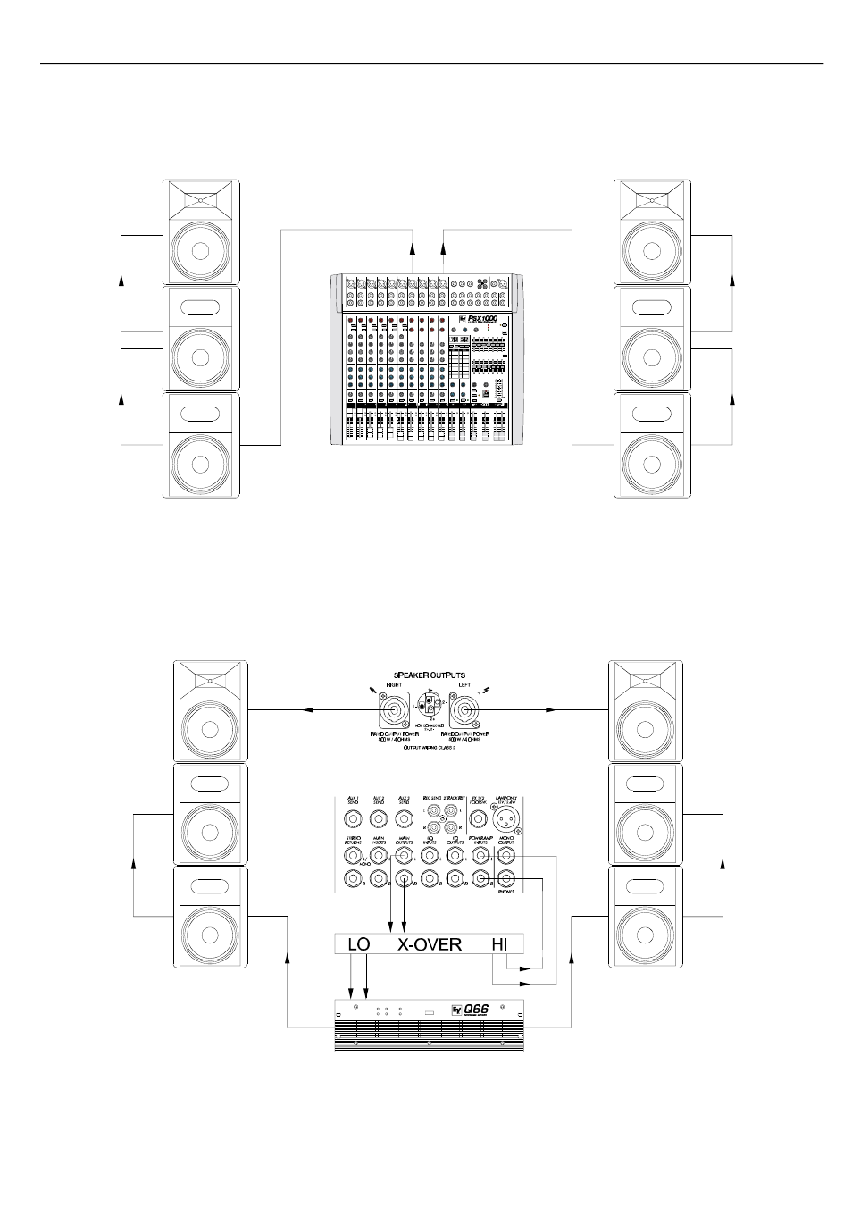 Master patchbay and installation alternatives | Electro-Voice STEREO POWERED MIXER PSX2200 User Manual | Page 25 / 29