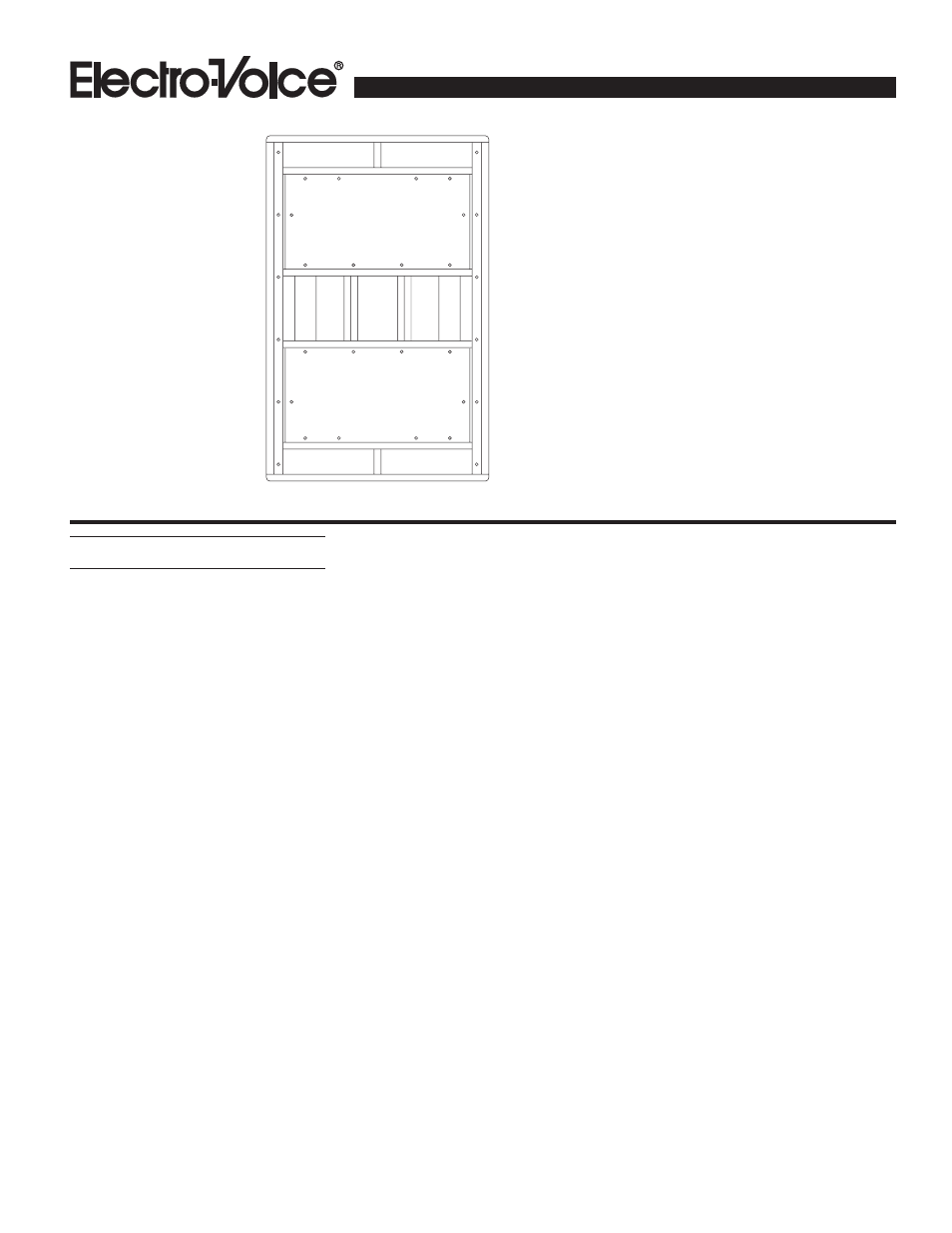 Electro-Voice XI-2181 User Manual | 8 pages