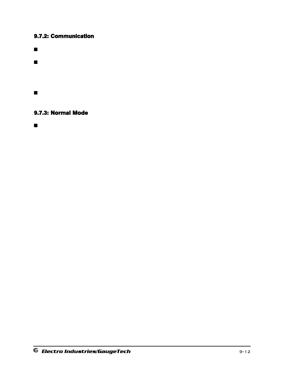 Communications, Normal mode | Electro-Voice 1252 User Manual | Page 124 / 154
