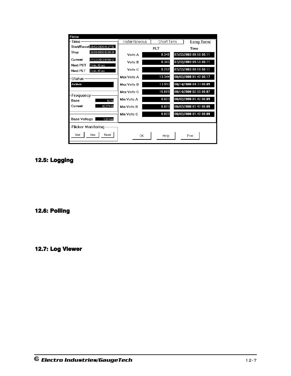 Logging, Polling, Log viewer | Electro-Voice 1252 User Manual | Page 141 / 154