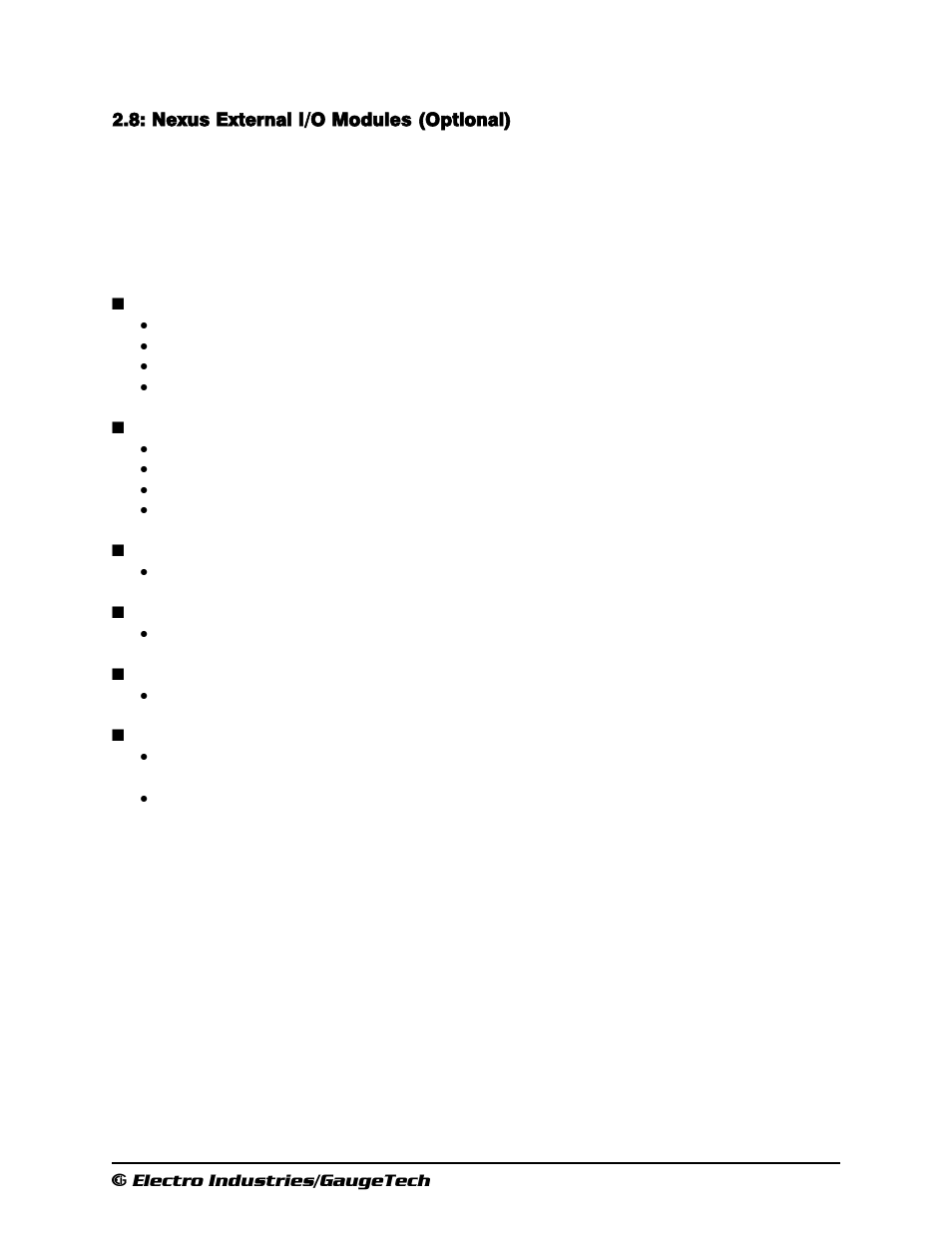 Nexus external i/o modules | Electro-Voice 1252 User Manual | Page 36 / 154