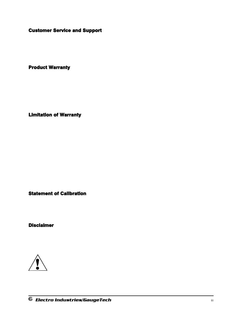 Warranty | Electro-Voice 1252 User Manual | Page 4 / 154