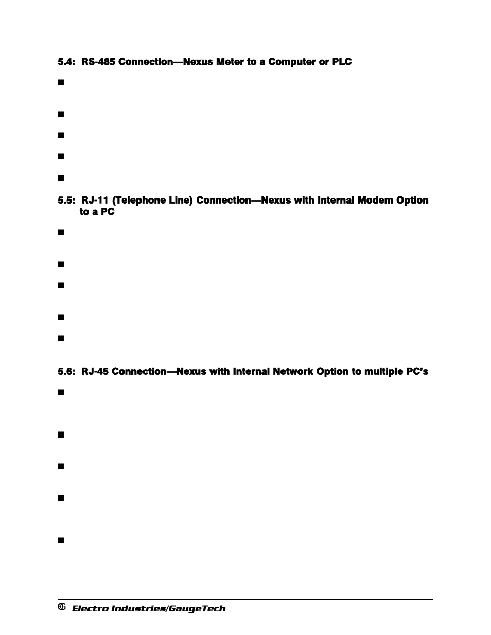 Rs-485 connection - nexus to a computer or plc | Electro-Voice 1252 User Manual | Page 66 / 154