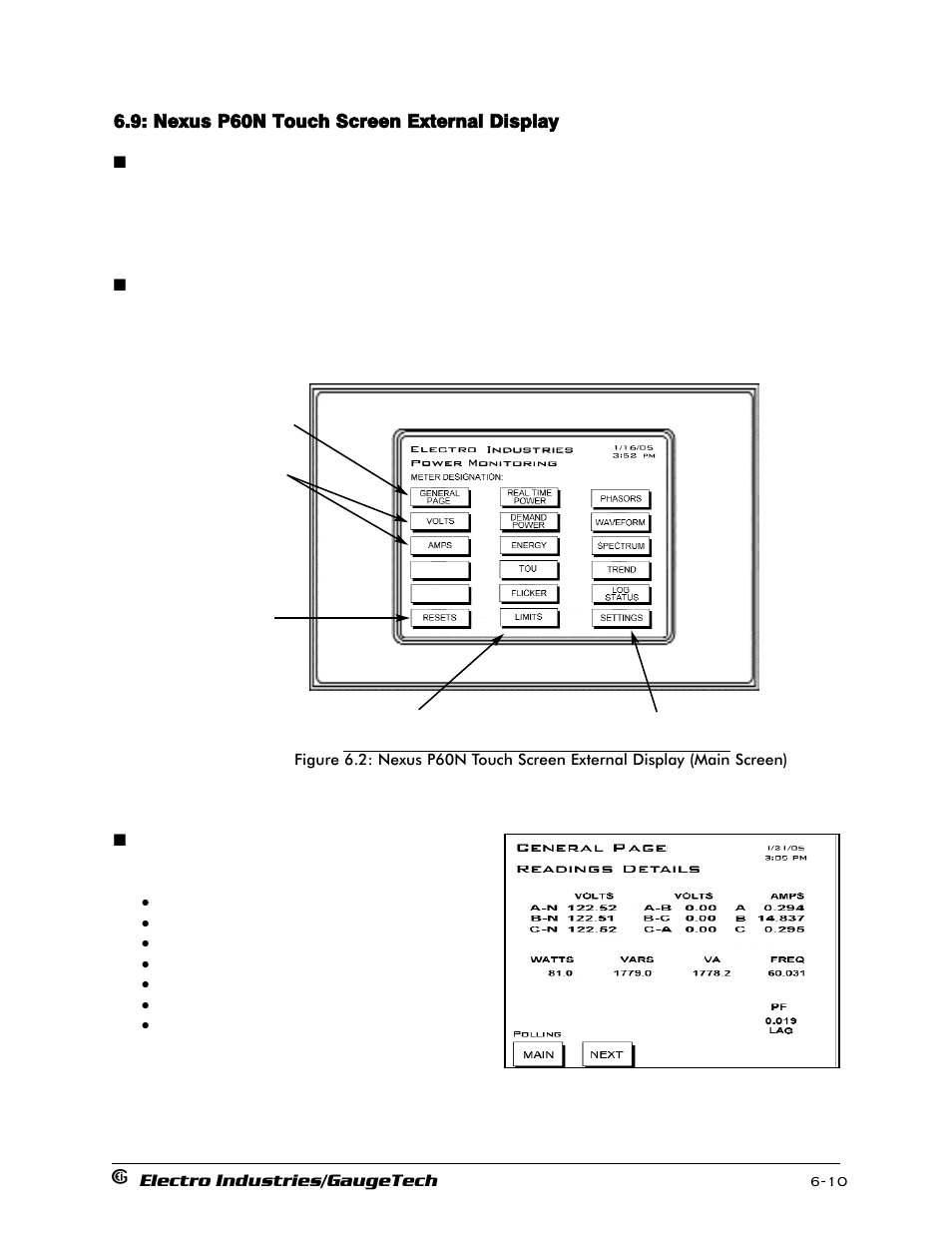 Nexus p60n touch screen external display | Electro-Voice 1252 User Manual | Page 94 / 154