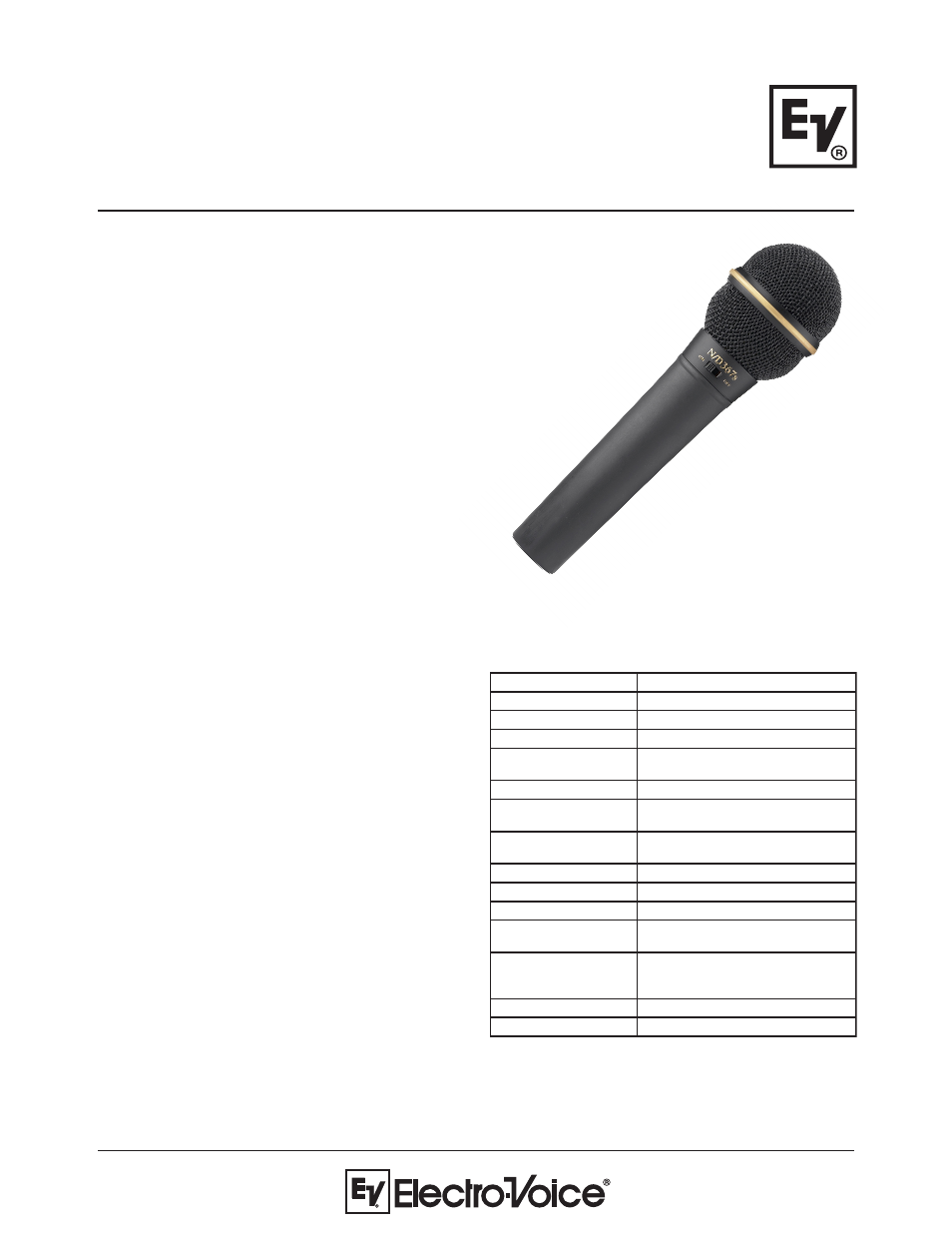 Electro-Voice N/D367s User Manual | 2 pages