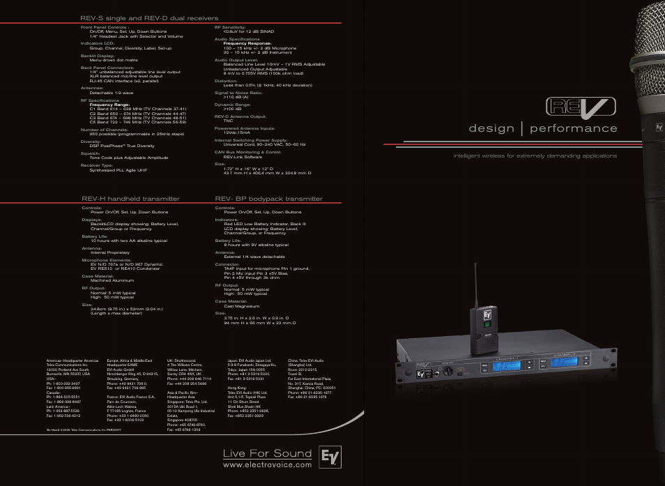 Electro-Voice N/DYM 767a User Manual | 8 pages