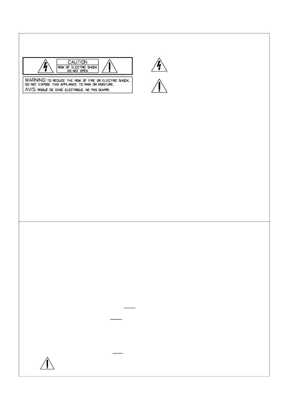 Important safety instructions, Important service instructions | Electro-Voice CPS 3 User Manual | Page 2 / 9
