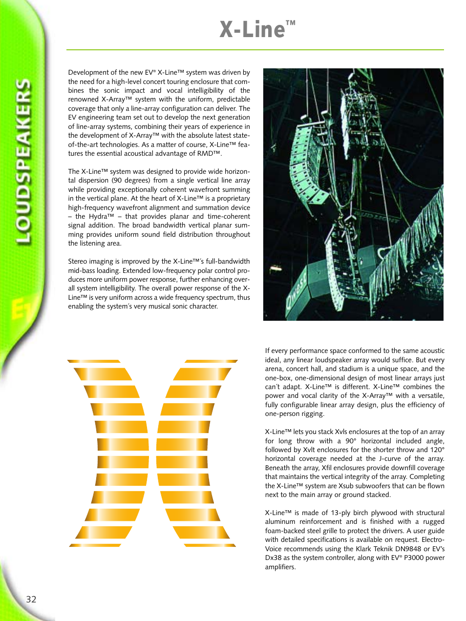 X-line | Electro-Voice Microphone User Manual | Page 32 / 92