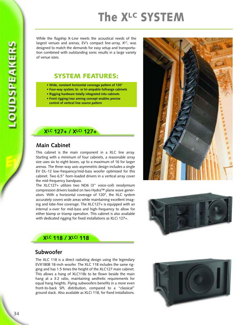 The x, System, System features | Electro-Voice Microphone User Manual | Page 34 / 92