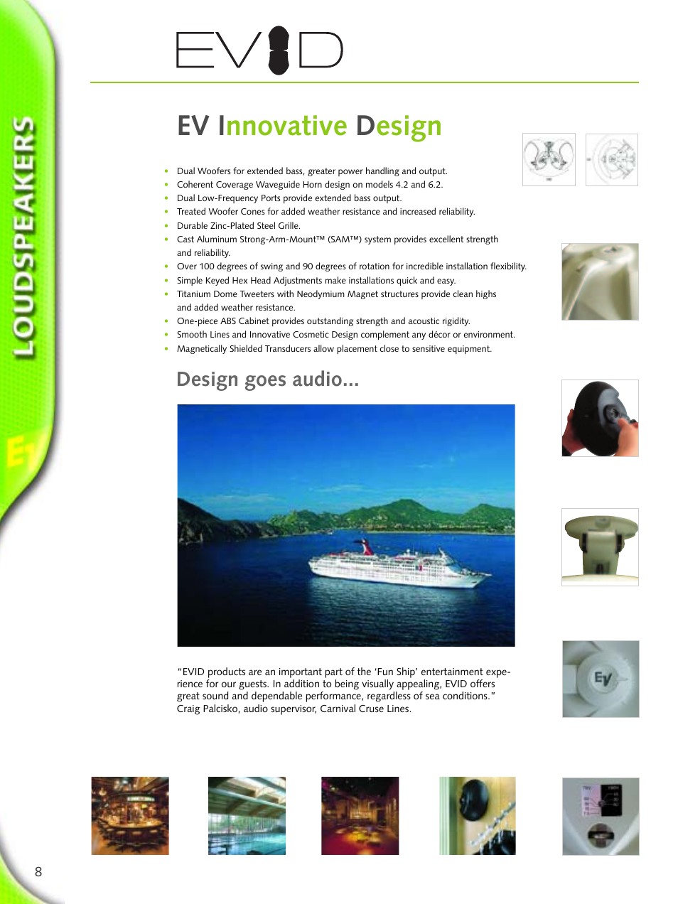 Ev i nnovative d esign, Design goes audio | Electro-Voice Microphone User Manual | Page 8 / 92