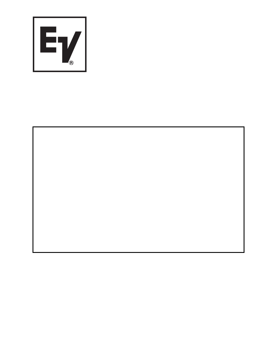 Electro-Voice EVI-15 User Manual | 16 pages