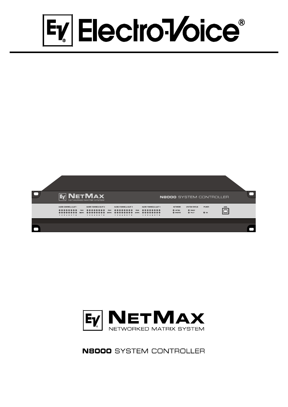 Electro-Voice System Controller NetMax N8000 User Manual | 48 pages