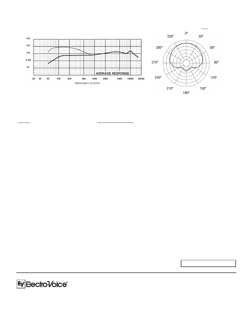 Polar response: frequency response, Microphone use and placement | Electro-Voice N/D468 User Manual | Page 2 / 2