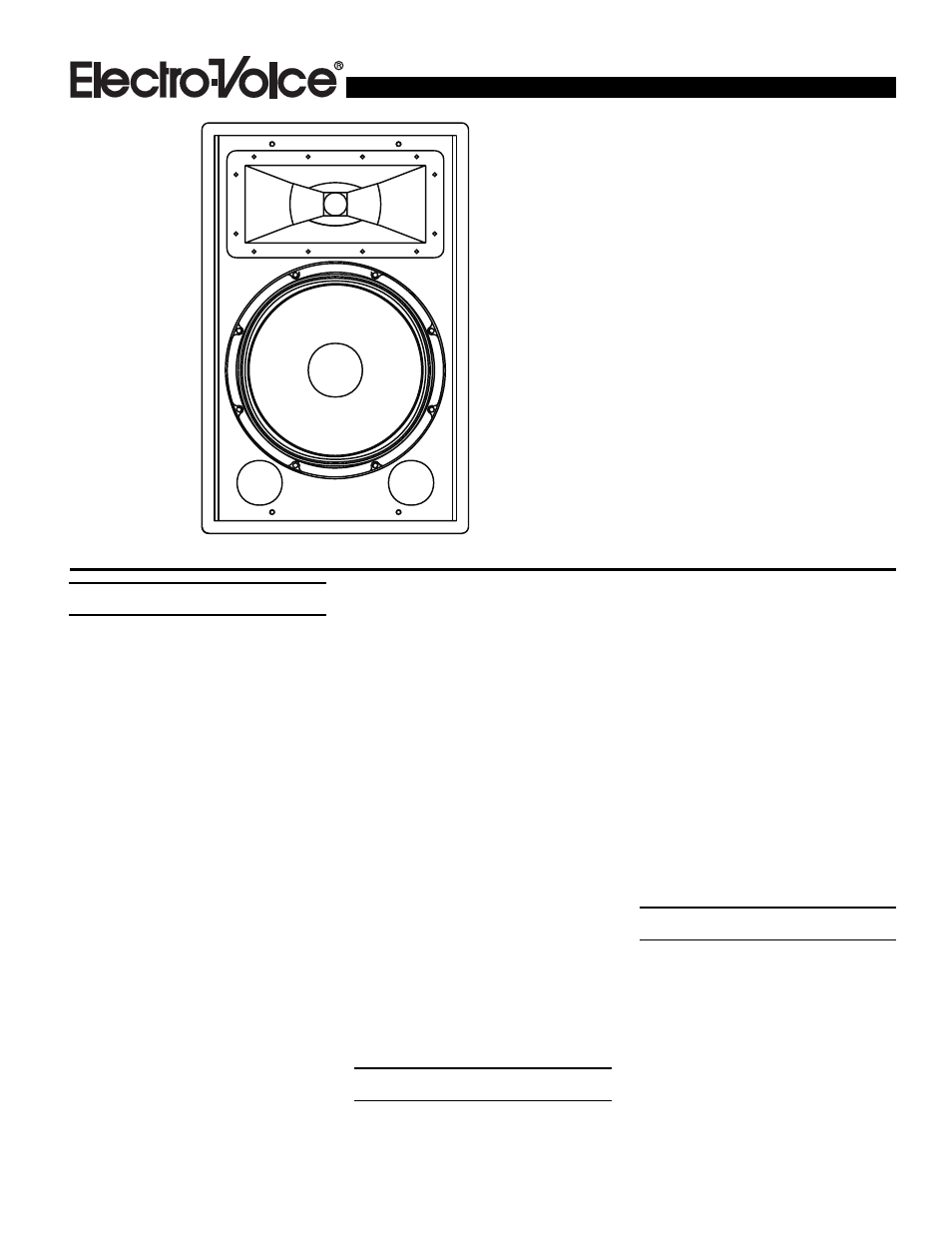 Electro-Voice X-Array Install Xi-1122-85 User Manual | 8 pages