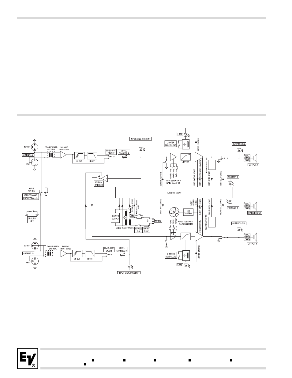 Electro-voice | Electro-Voice P1200 User Manual | Page 4 / 4