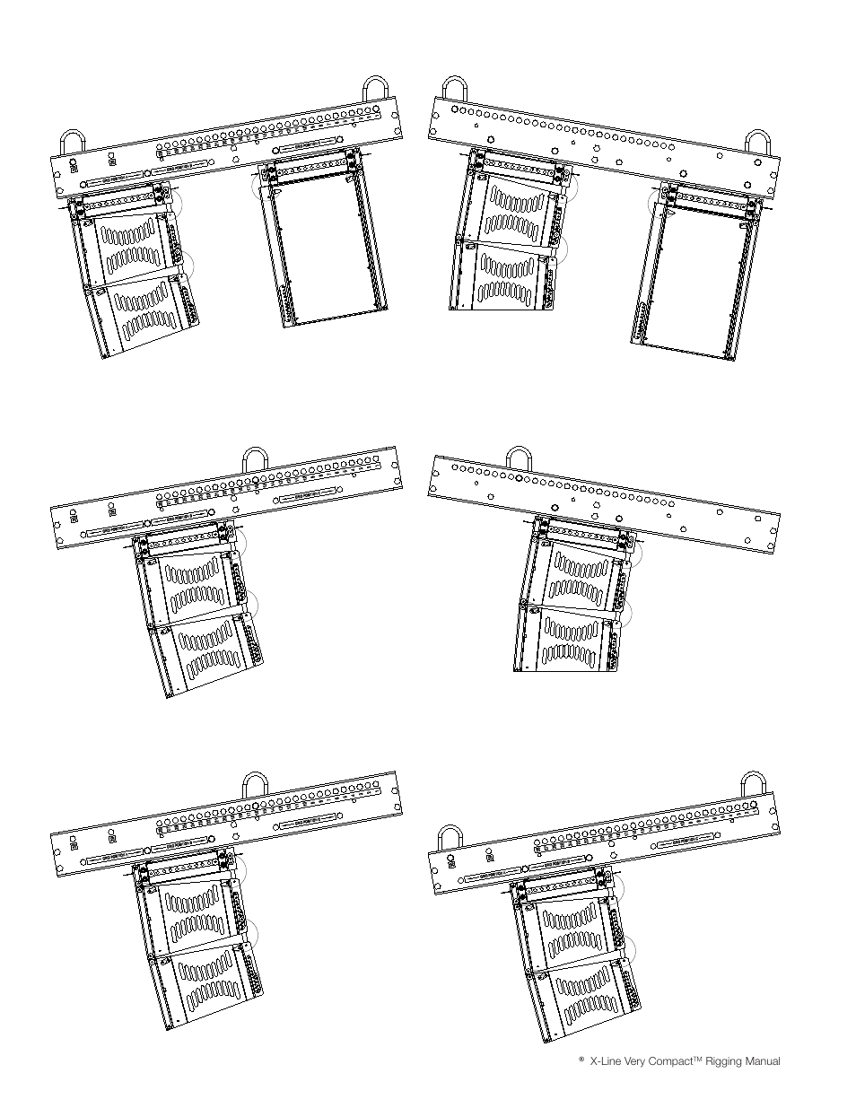 Cbeam pick up options, Figure 9b, Figure 9c | Figure 9d | Electro-Voice X-Line Very Compact (XLVC) User Manual | Page 30 / 56