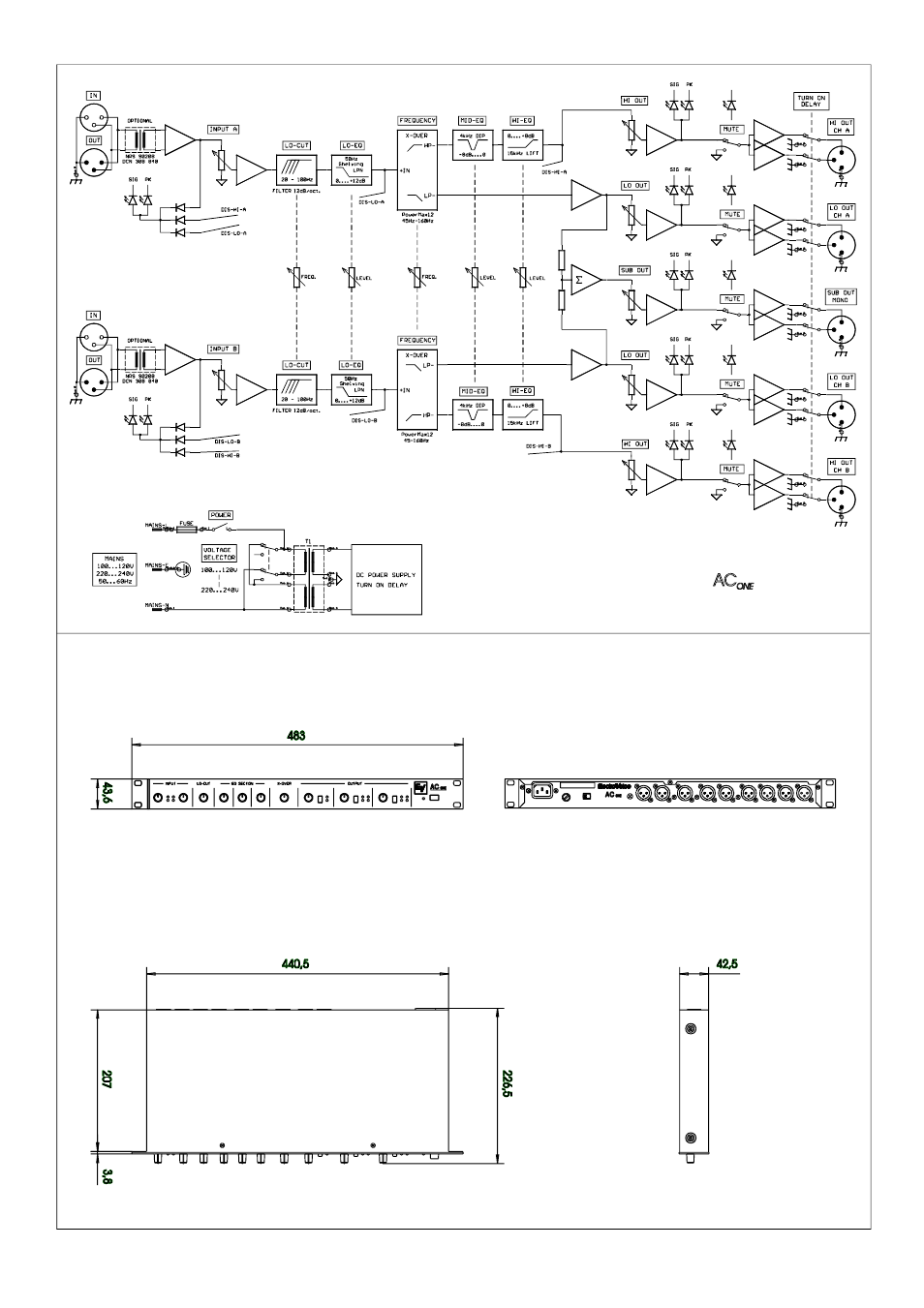 Electro-Voice Stereo System User Manual | Page 3 / 4