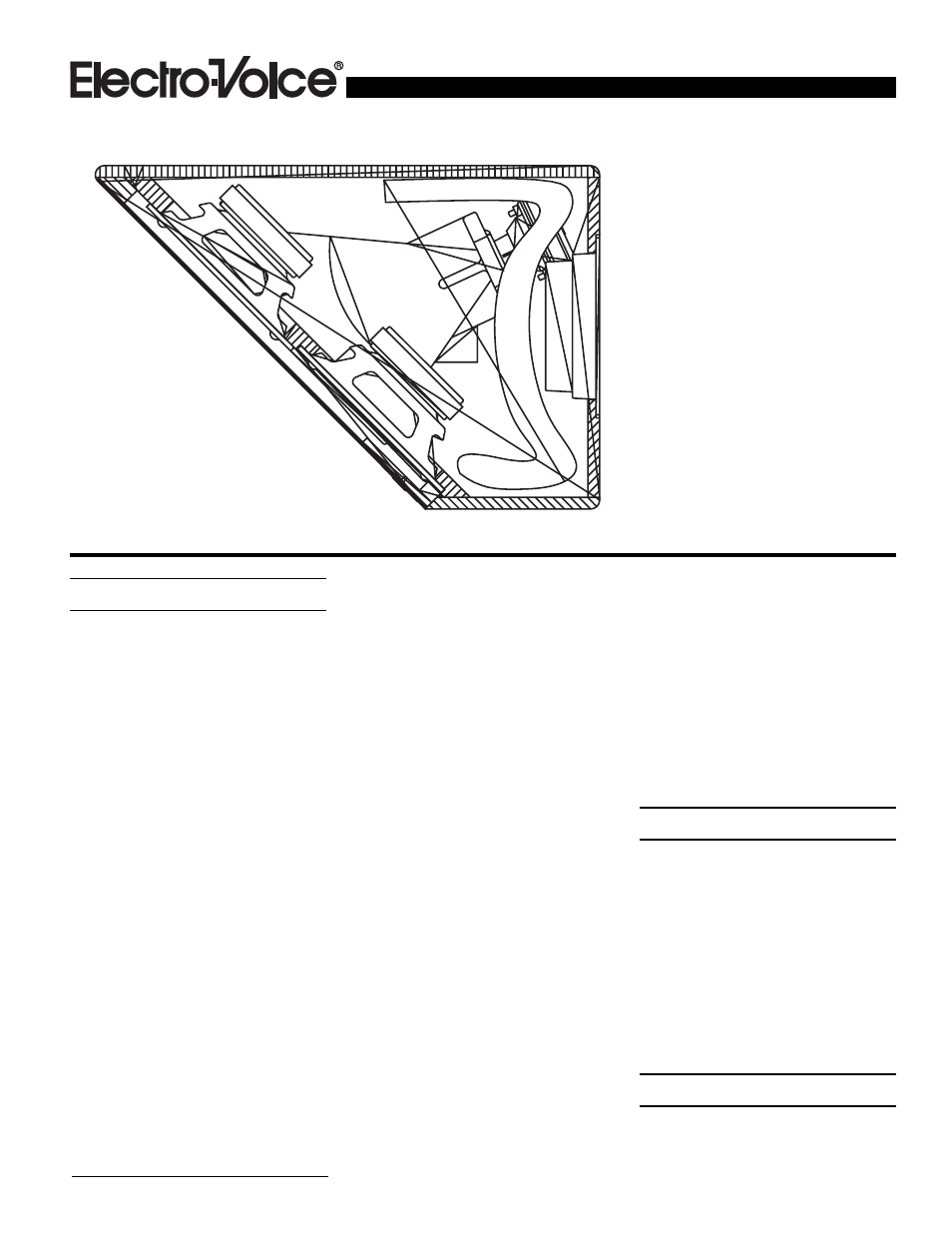 Electro-Voice EVI-28 User Manual | 8 pages