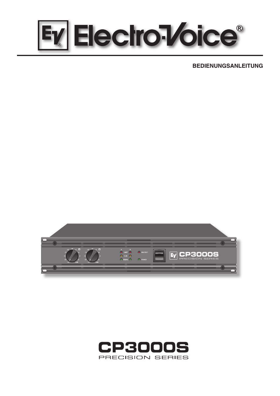 Electro-Voice CP3000S User Manual | Page 11 / 36