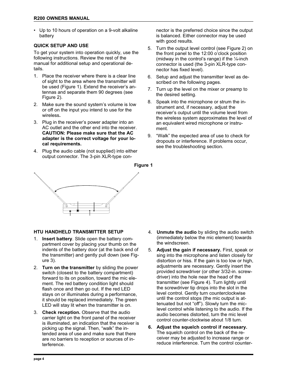 Electro-Voice R200 User Manual | Page 4 / 12