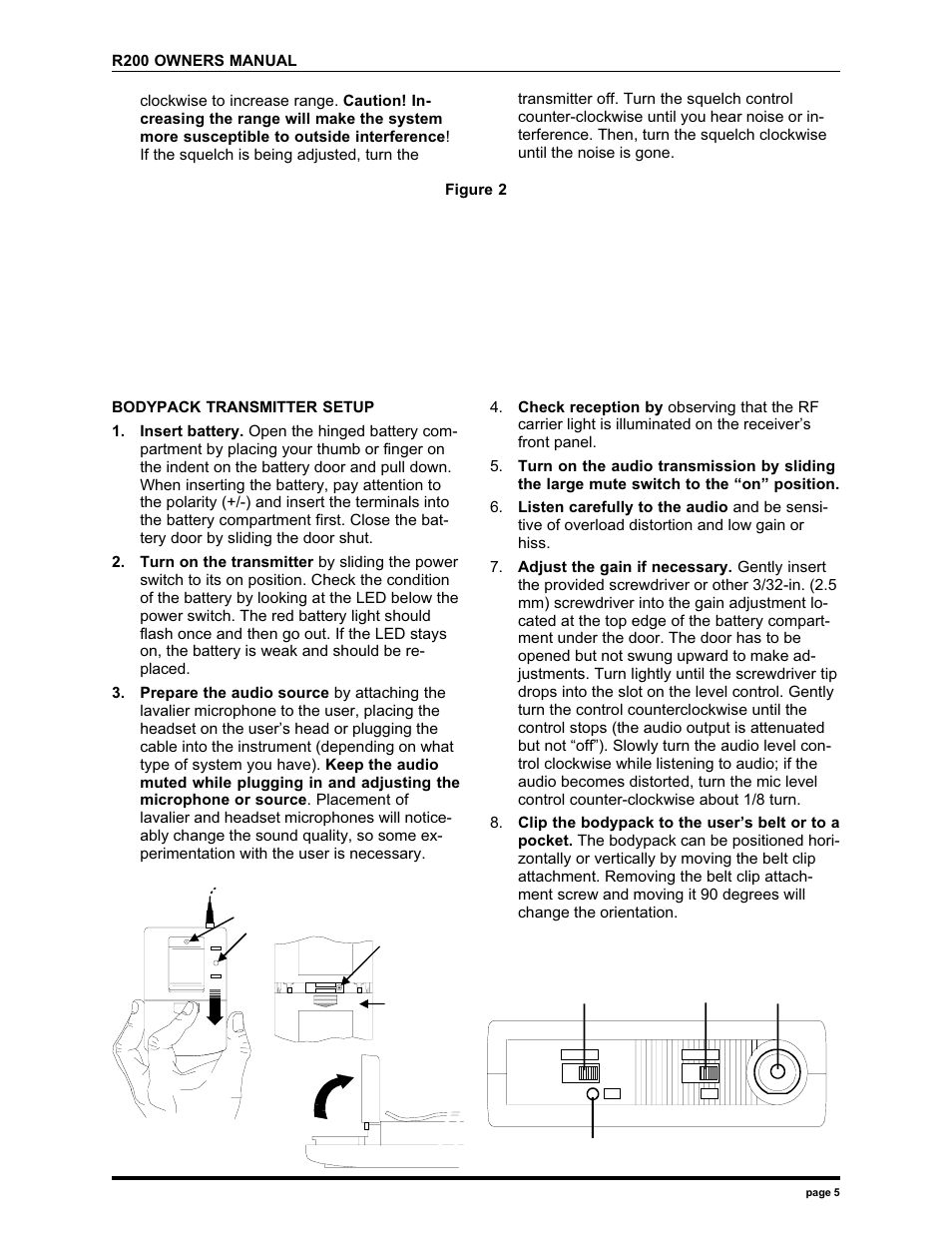 Electro-Voice R200 User Manual | Page 5 / 12