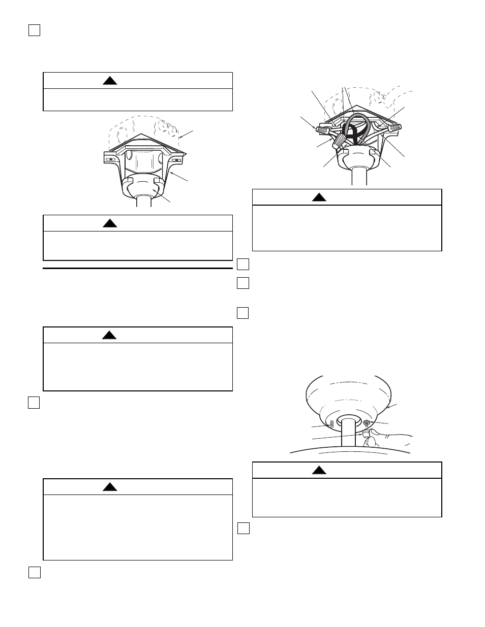 How to wire your ceiling fan, Warning | Emerson CF705BS03 User Manual | Page 6 / 8