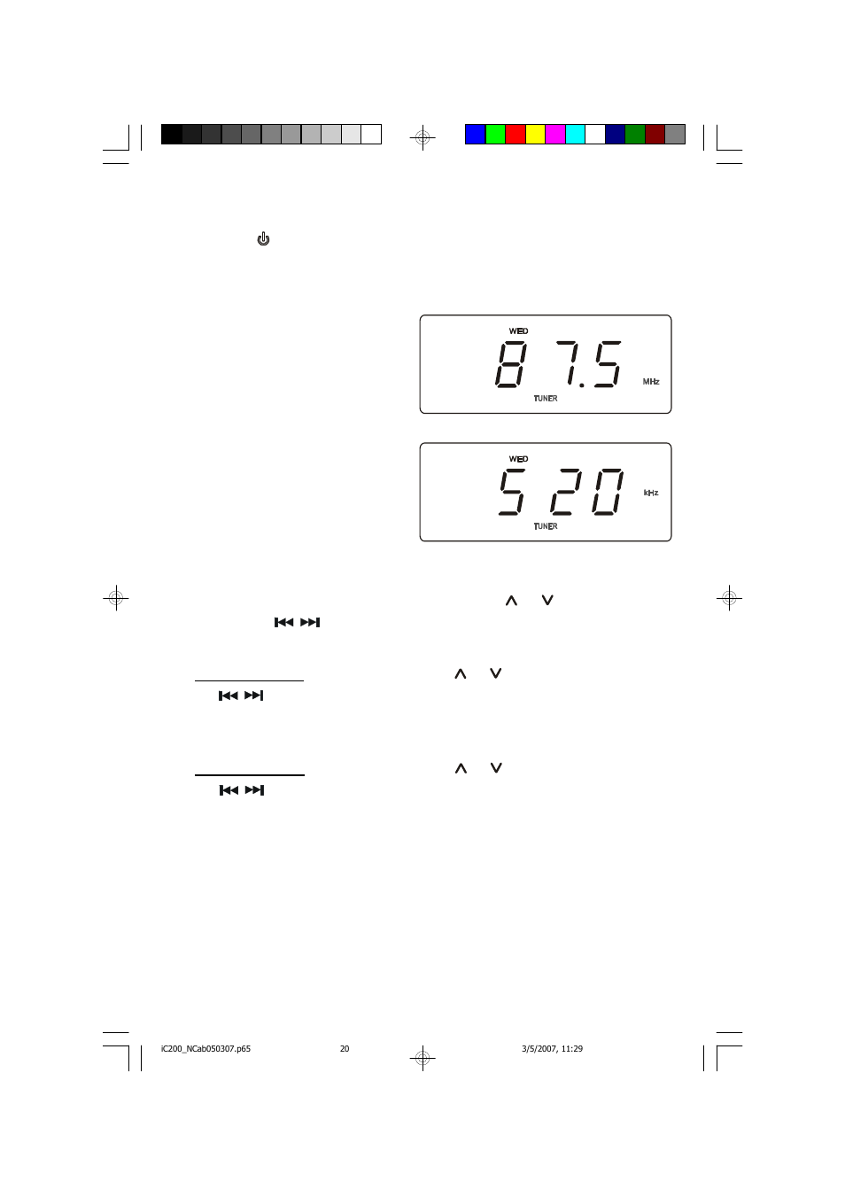 Listening to the radio | Emerson Radio iC200BK User Manual | Page 21 / 48