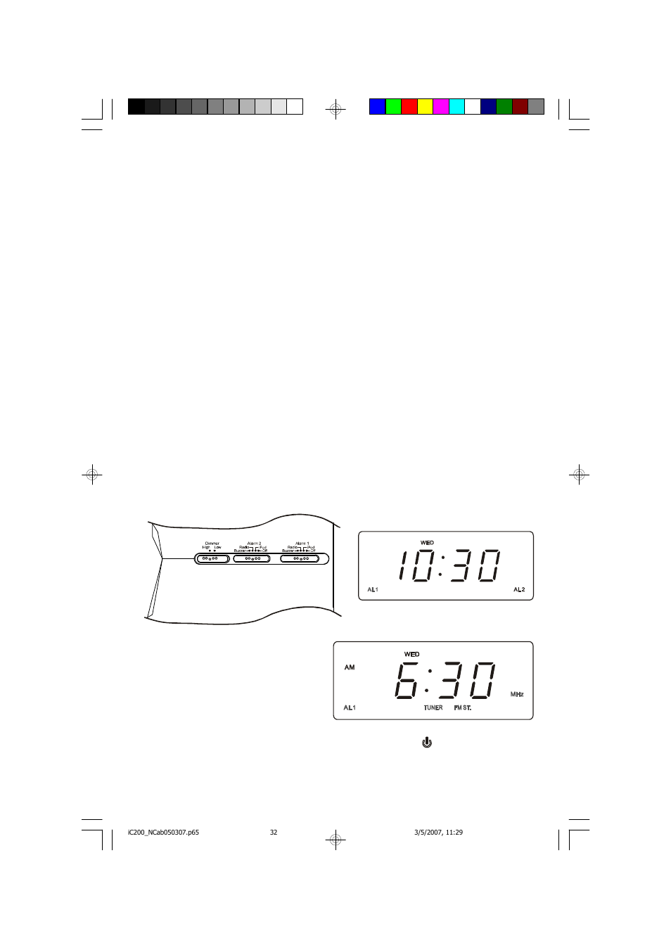 Alarm operation | Emerson Radio iC200BK User Manual | Page 33 / 48