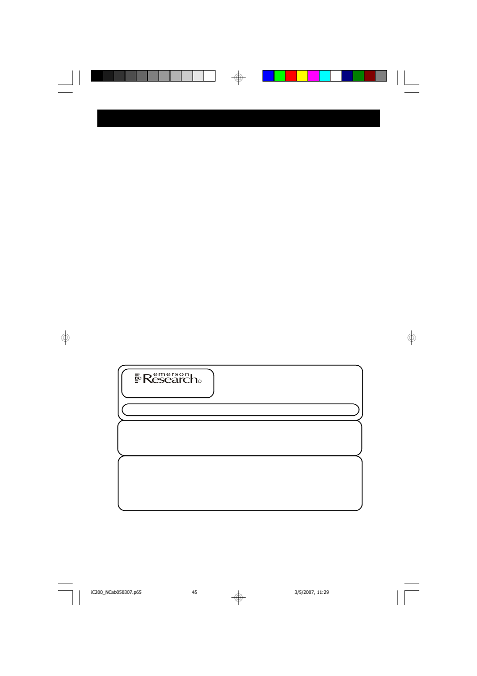 Care of cabinets, Lithium battery precautions | Emerson Radio iC200BK User Manual | Page 46 / 48