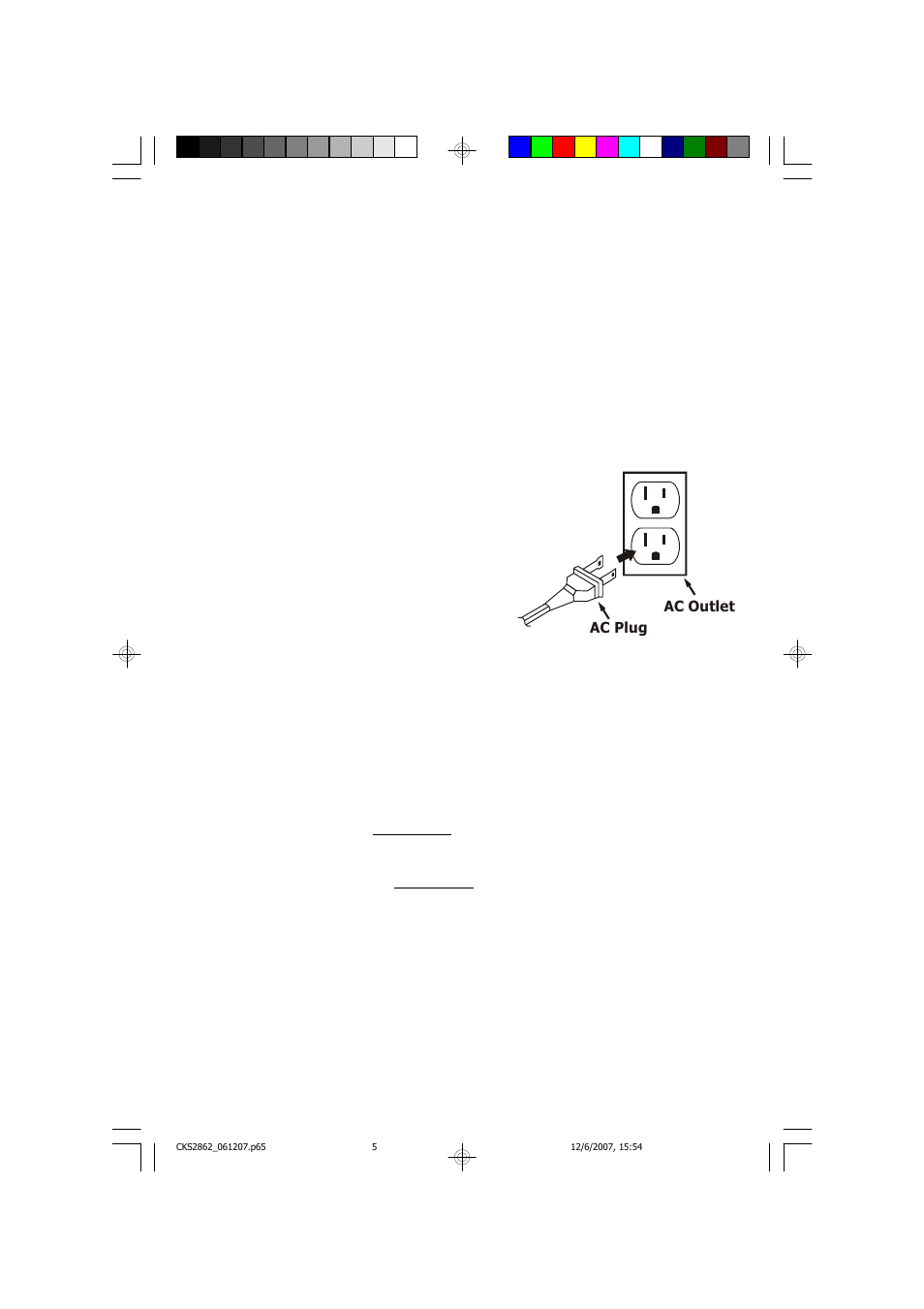 Power source, Sure alarm battery back-up system | Emerson Radio CKS2862 User Manual | Page 6 / 24