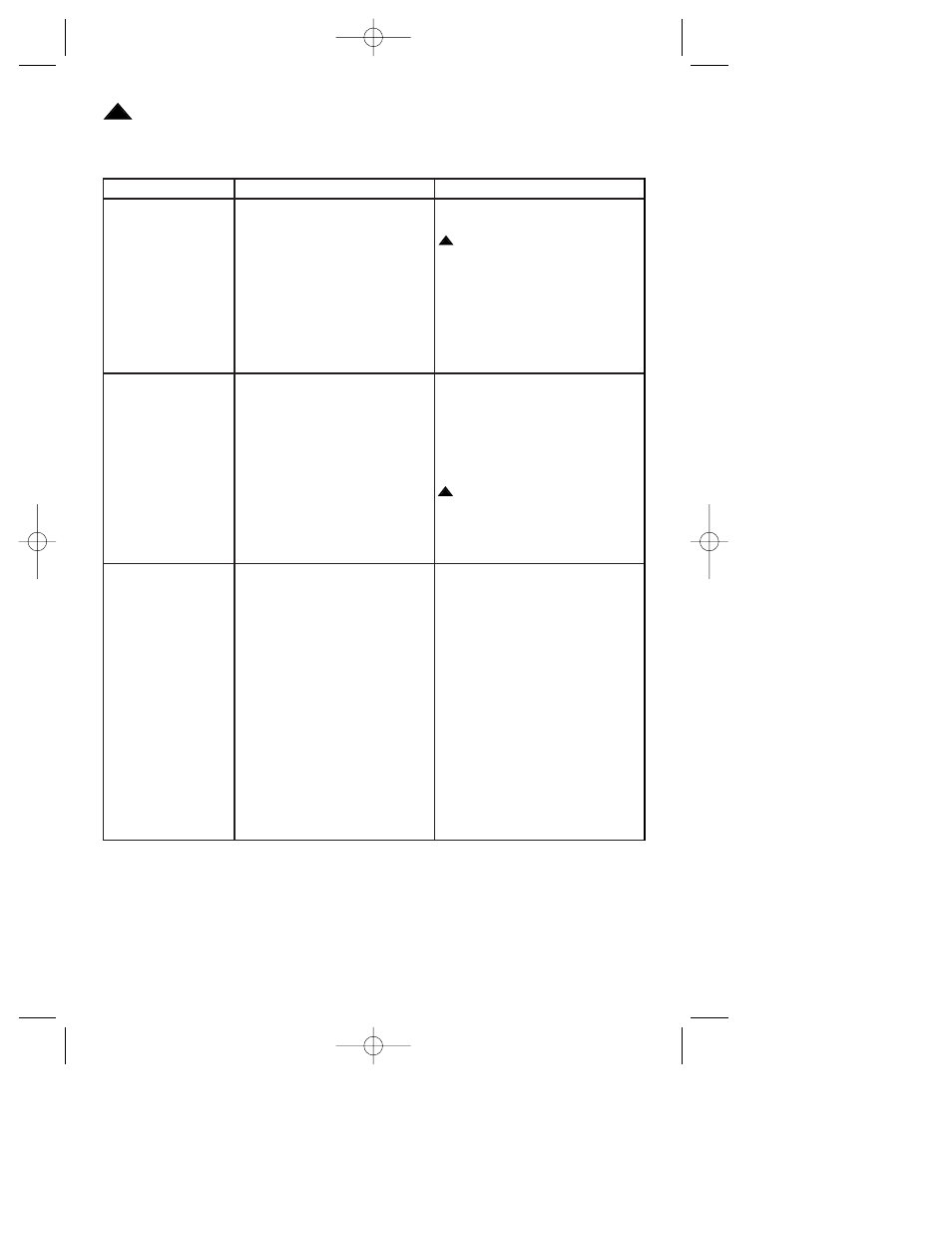 Trouble shooting | Emerson CF720ORB00 User Manual | Page 13 / 16