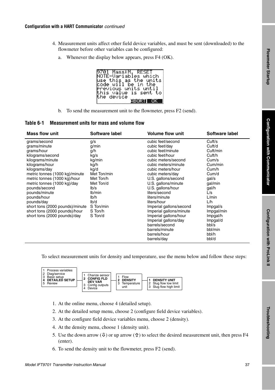 Emerson IFT9701 User Manual | Page 45 / 90