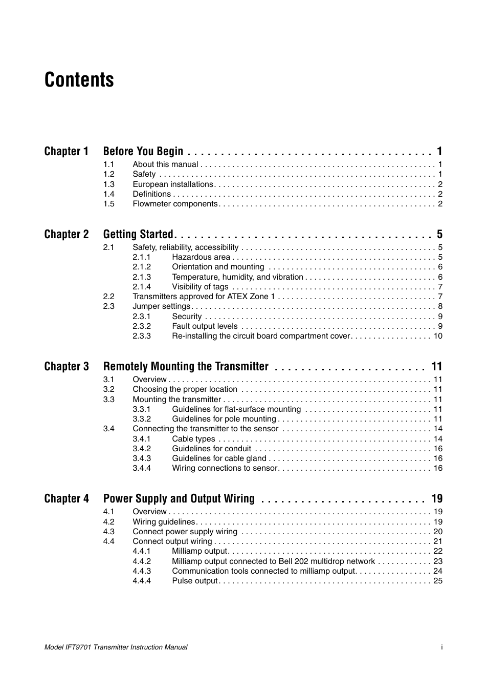 Emerson IFT9701 User Manual | Page 5 / 90