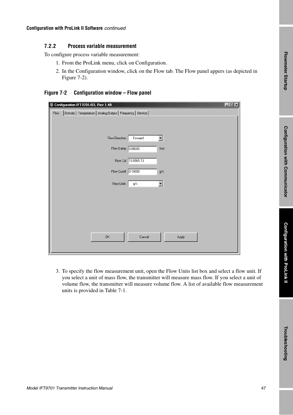 2 process variable measurement, Process variable measurement | Emerson IFT9701 User Manual | Page 55 / 90