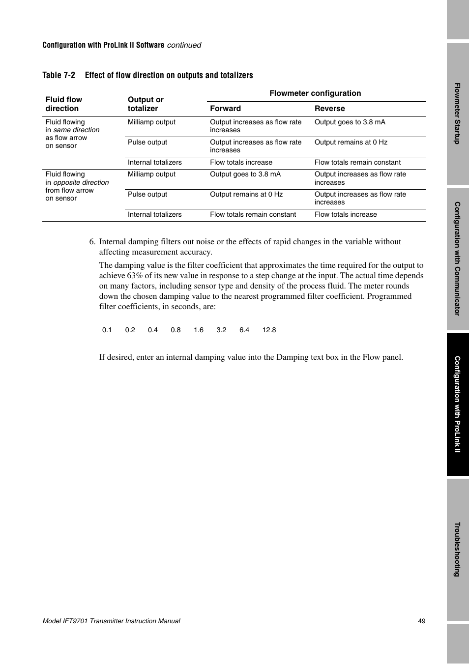 Emerson IFT9701 User Manual | Page 57 / 90