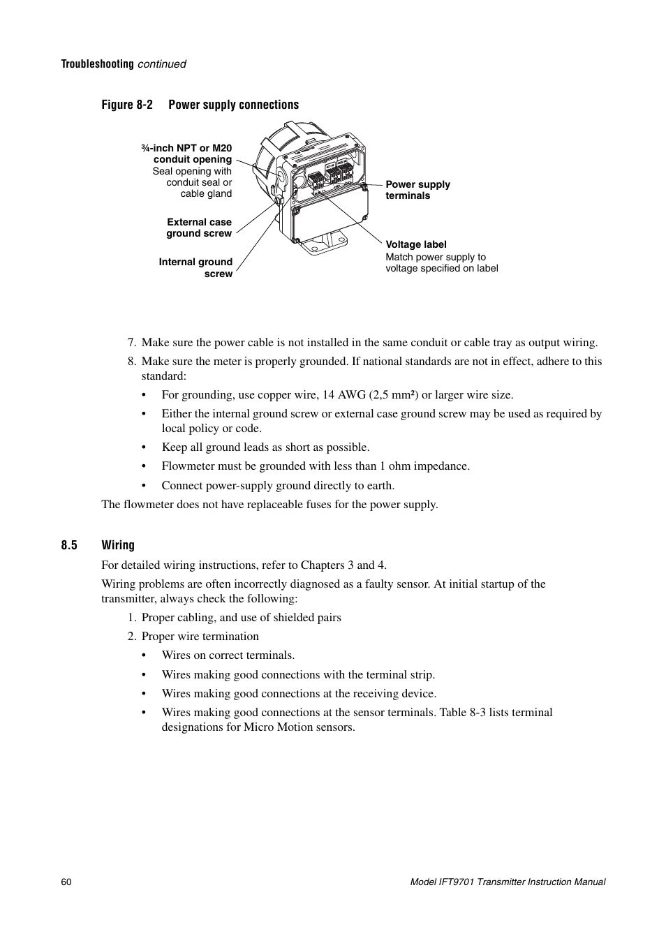 5 wiring, Wiring | Emerson IFT9701 User Manual | Page 68 / 90