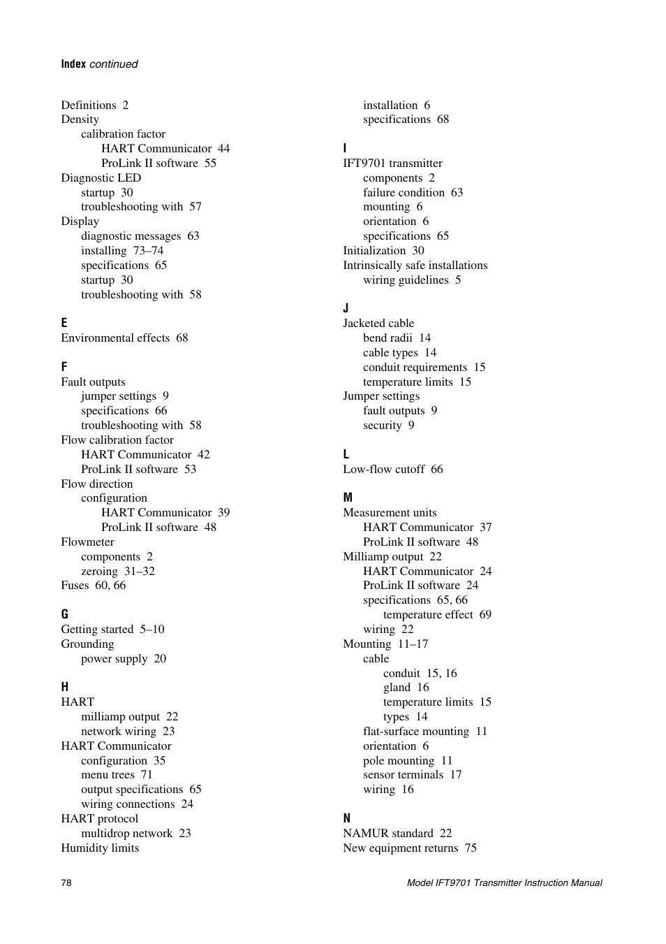 Emerson IFT9701 User Manual | Page 86 / 90