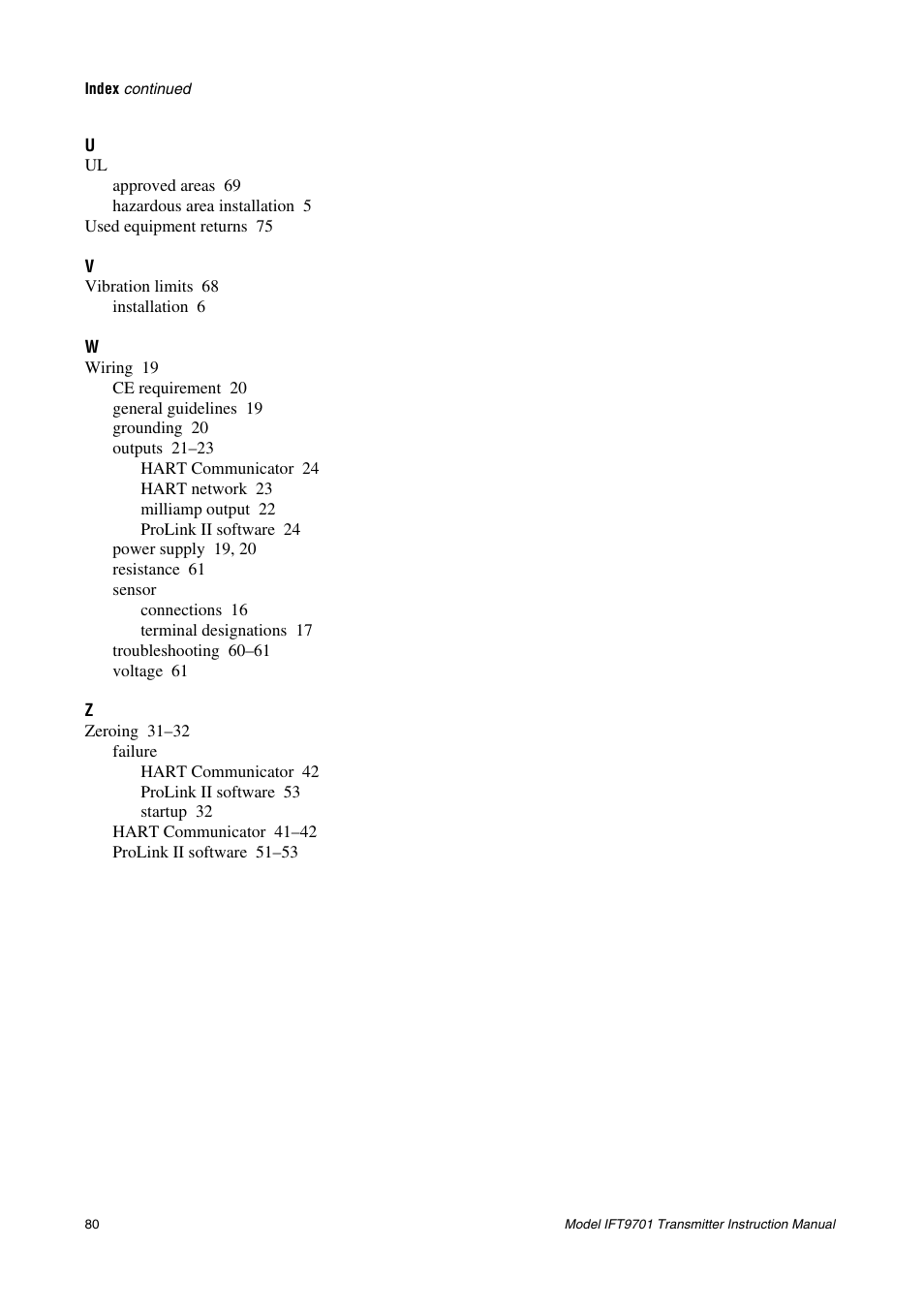 Emerson IFT9701 User Manual | Page 88 / 90